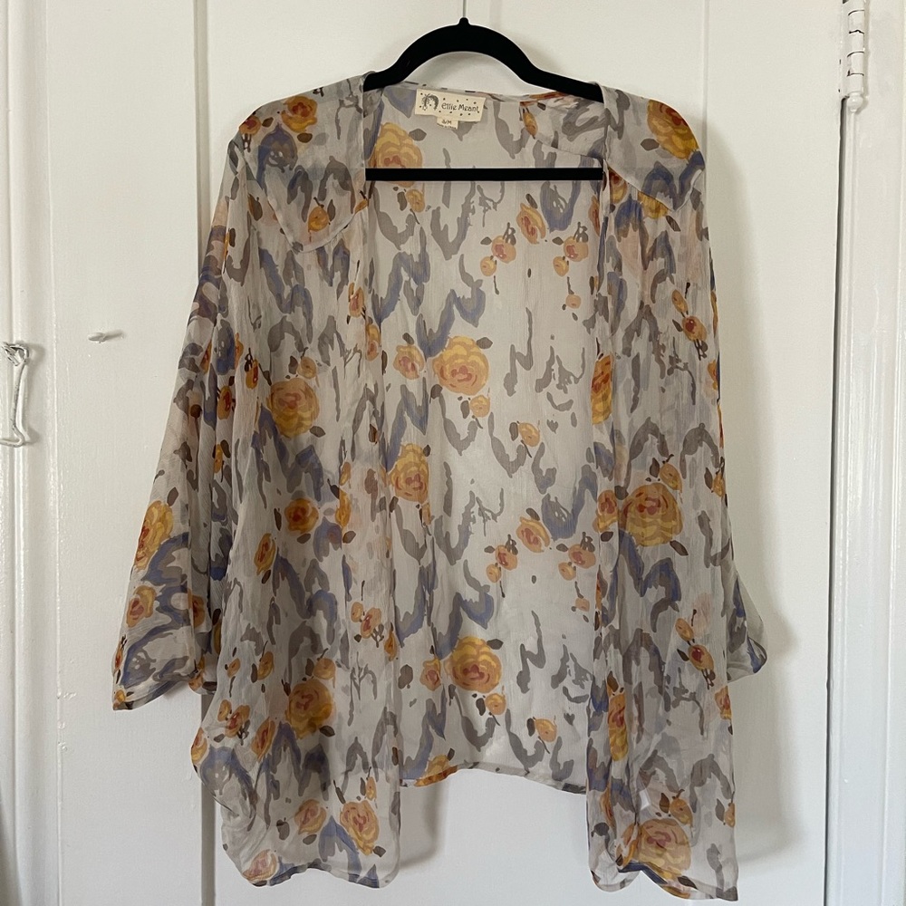 Ellie Meant - Anthropologie silk sweater